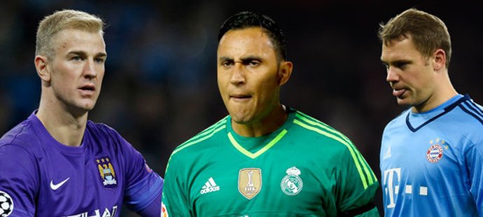 Gólman Realu Keylor Navas má zatím lepší statistiky než Joe Hart i Manuel Neuer