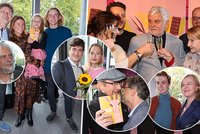 Křest Hartlovy knihy: Vysmátý Pechlát i rýpavý Kohák