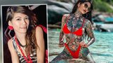 Sexy kočka ujíždí na tetování: Dokonalé tělo proměnila v malířské plátno