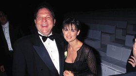 Producent Harvey Weinstein a Demi Moore