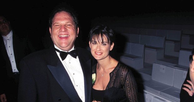 Producent Harvey Weinstein a Demi Moore