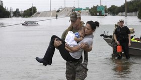 Harvey přinesl do Texasu mohutné povodně