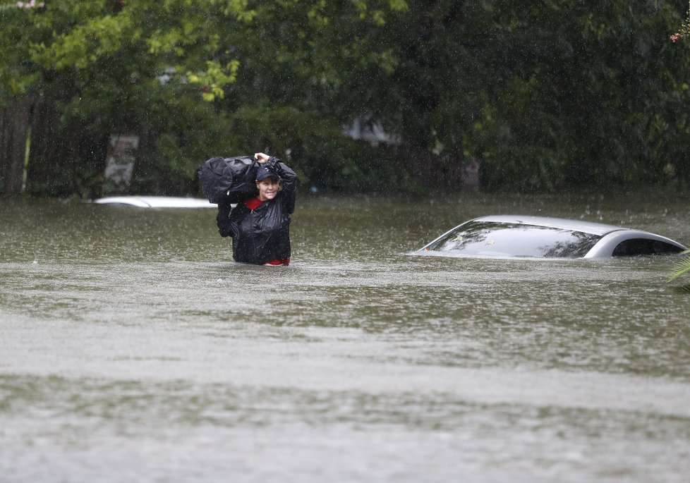 Bouře Harvey způsobila v Texasu mohutné záplavy