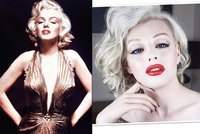Model se mění na celebrity jako Marilyn Monroe nebo Miley Cyrus!