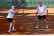 Ivan Hašek si už dva dny po rezignaci na post předsedy FAČR užíval čtyřhru v tenise. Za parťáka si vybral Ladislava Vízka.