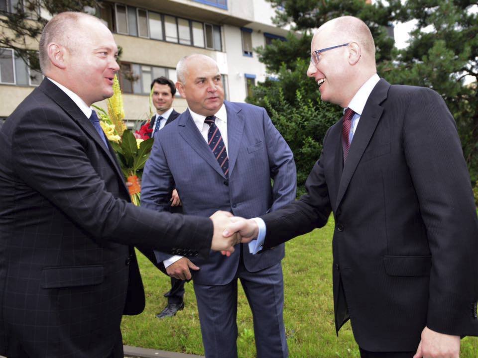 Michal Hašek se sešel s premiérem Bohuslavem Sobotkou.