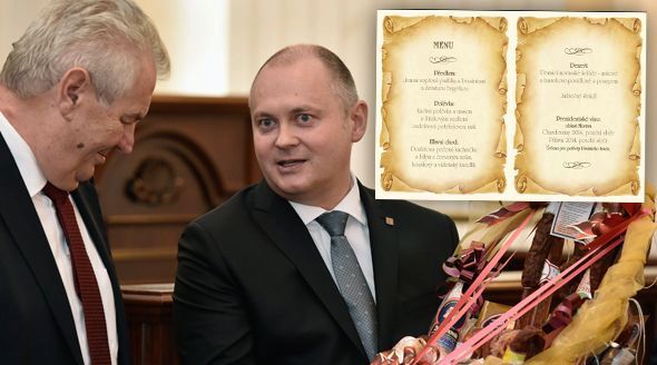 Hejtman Jihomoravského kraje Michal Hašek pozval na oběd prezidenta Miloše Zemana.