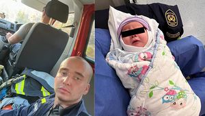 Pražský hasič Tomáš si z Hřenska "odskočil" k porodu: Dcerku pomuchlal a vrátil se zase hasit