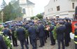 Rozkoučit se s kolegou, který zahynul při cestě k zásahu, se sjeli hasiči z celého Olomouckého kraje  