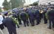 Rozkoučit se s kolegou, který zahynul při cestě k zásahu, se sjeli hasiči z celého Olomouckého kraje  