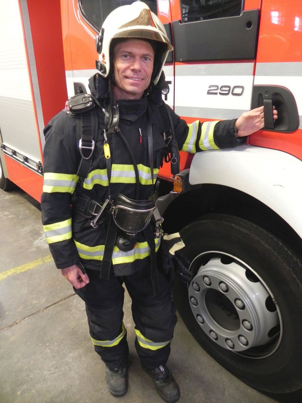 Radek Málek slouží u profesionálních hasičů už 28 roků.