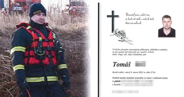 Hasič Tomáš Kříž († 37) z Břeclavi podlehl těžké nemoci. Zůstala po něm žena a dvě malé dcerky. Jeho kolegové proto organizují sbírku.