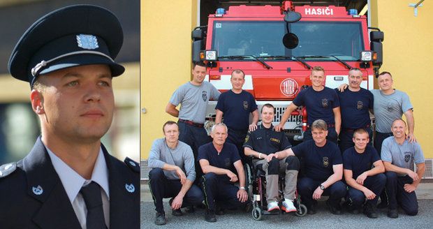 Hasič Vašek (27) pomáhal ostatním, teď potřebuje pomoc sám: Po úrazu skončil na vozíku