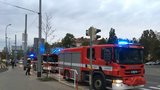 Rozruch v Holešovicích: Hořel plynový kotel, hasiči nebezpečí zažehnali