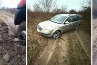 Problémy kvůli uzavírce v Brně: Navigace řidiče posílá do neprůjezdného bláta