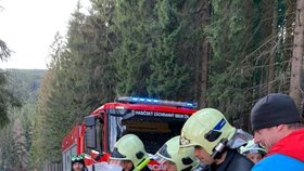 Na Liberecku zasahoval hasičský sbor, rodiče nedopatřením zabouchli v autě kojence.
