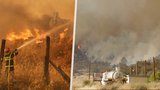 Jih Evropy sužují požáry, Polsko a Bavorsko varují před záplavami. V lijácích zahynul chlapec (†11)