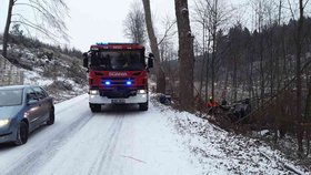 Dopravu v Česku komplikoval sníh a ledovka už minulý týden.