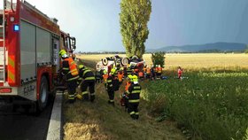 Při nehodě cisterny na Šumpersku zemřel hasič.