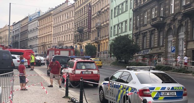 Pražští hasiči zasahovali v budově Národního muzea.