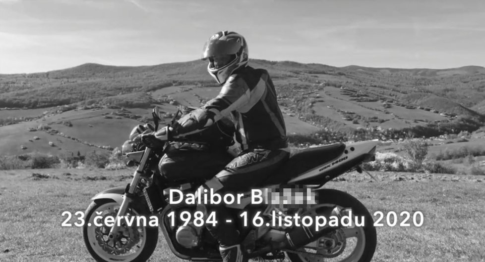Mladý hasič Dalibor zemřel po nehodě na motorce.