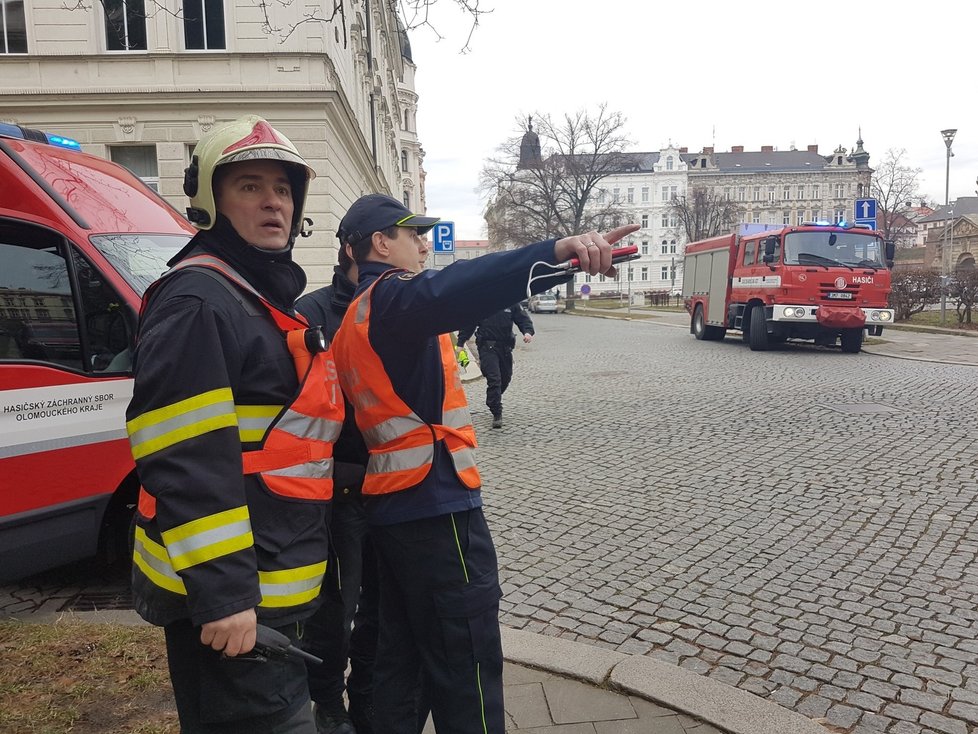 Hasiči likvidovali v Olomouci nebezpečné látky.