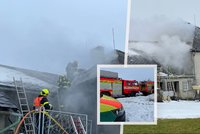 Požár pár hodin před Štědrým dnem: V Lubojatech se popálily dvě ženy!