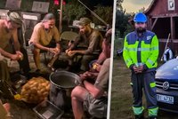 500 jídel denně a polní kuchyně z války: Bobeš vypráví, jak se snažili pomoct hasičům v Hřensku