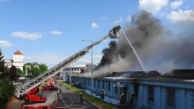 Nekontrolovatelný požár zachvátil pec ve firmě v Moravanech na Brněnsku. Ilustrační foto