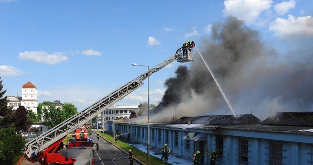 Nekontrolovatelný požár zachvátil pec ve firmě v Moravanech na Brněnsku. Ilustrační foto