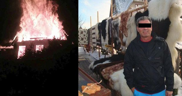 V lyžařském středisku shořela chata: Majitele našli oběšeného v dřevníku