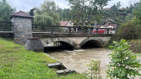 Středočeští hasiči v sobotu řešili přes 580 mimořádných událostí kvůli extrémnímu počasí (14. 9. 2024).