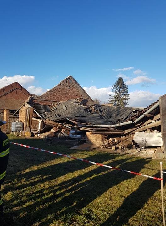 Hasiči v Olomouckém kraji kvůli vichru zasahovali na desístkách míst.