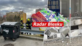 Vichřice Nadia se prohnala Českem: Muže (†70) zabila zřícená zeď! Sledujte radar Blesku