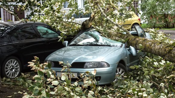 Jak odhadnout škodu po vichřici: Půlku starých aut už se nevyplatí opravit!