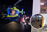 Výbuch v rodinném domě v Uherském Brodě: Na místo letěl vrtulník