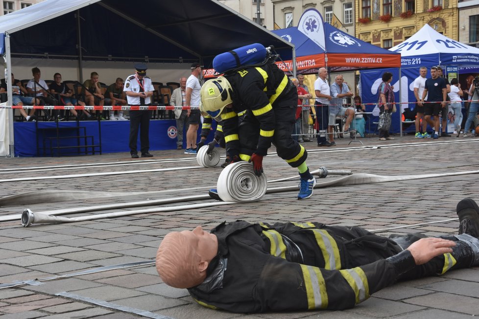 V Plzni závodili hasiči v disciplínách TFA.