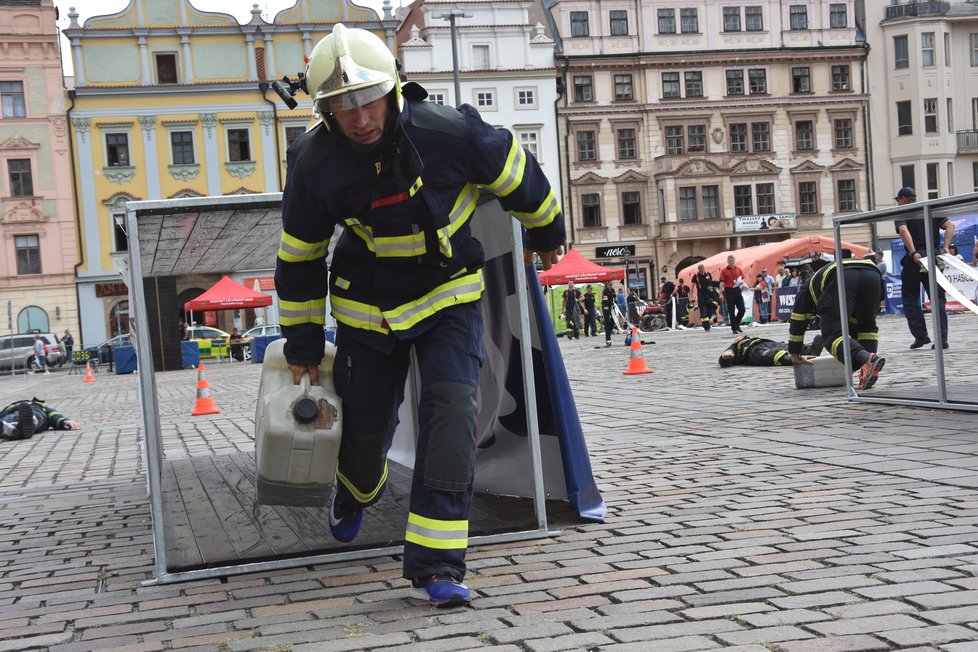 V Plzni závodili hasiči v disciplínách TFA.