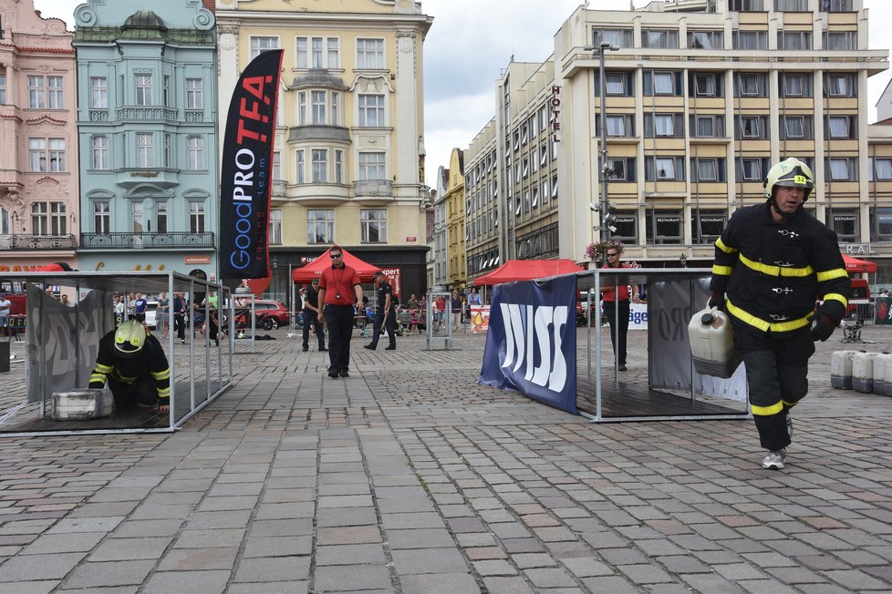 V Plzni závodili hasiči v disciplínách TFA.