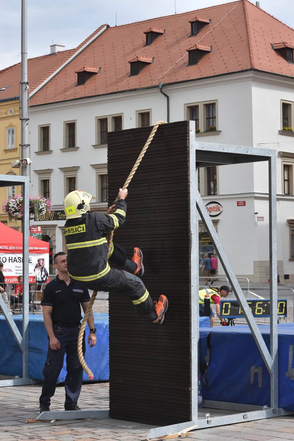 V Plzni závodili hasiči v disciplínách TFA.