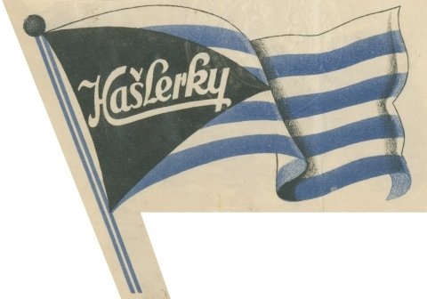 Historický plakát bonbonů Hašlerky