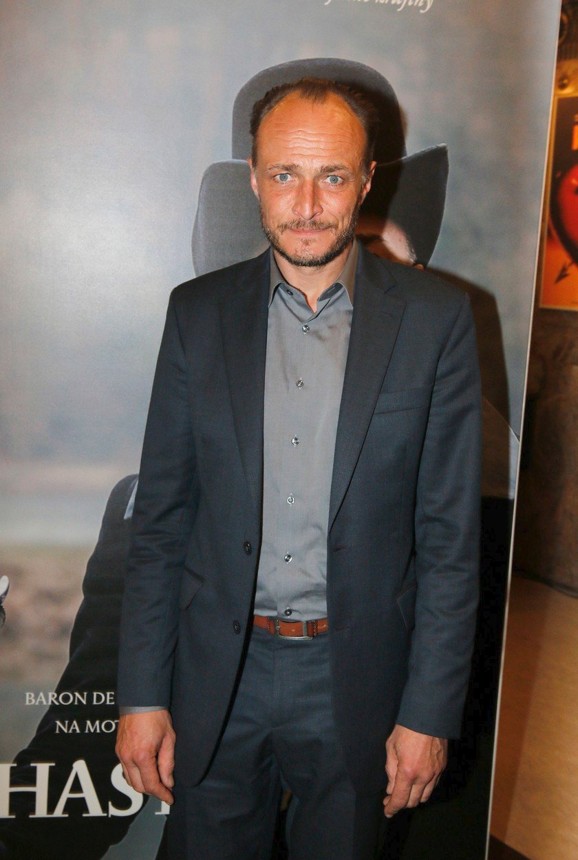 Karel Dobrý na premiéře filmu Hastrman