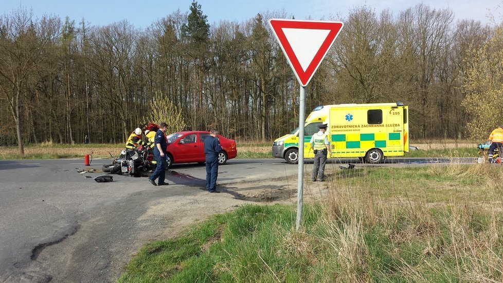 Takto hrozivě vypadala moderátorova nehoda na motorce.