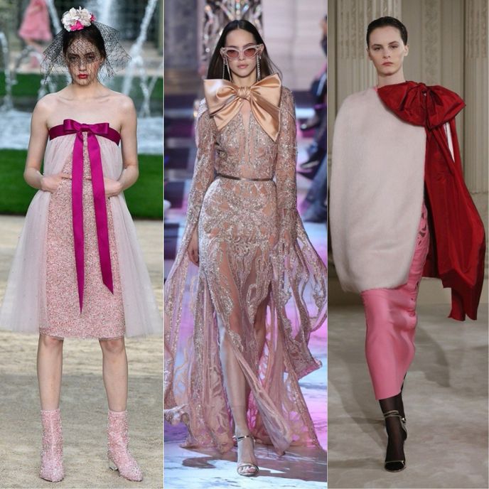 Zleva: Chanel, Elie Saab, Valentino