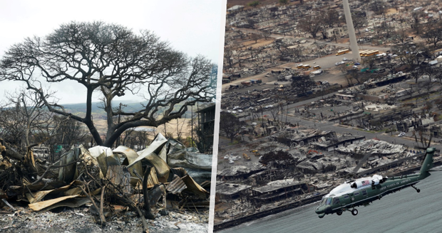 Destruktivní požáry na Havaji: Svým blízkým se neozvalo 1000 lidí, pátrání pokračuje