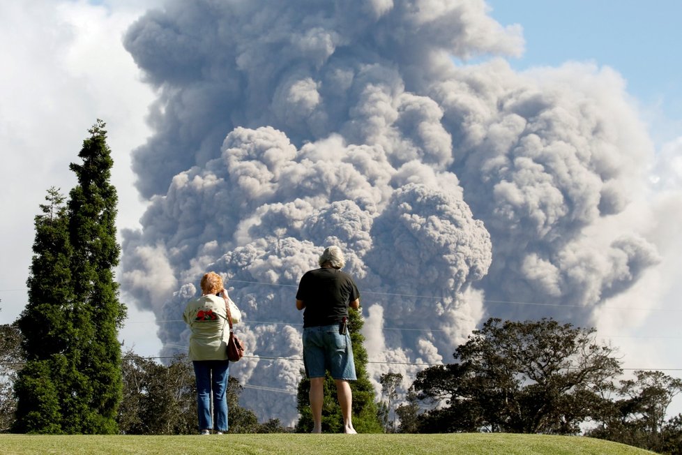 Na Havaji je hned několik vulkánů, takhle v roce 2018 řádila sopka Kilauea.