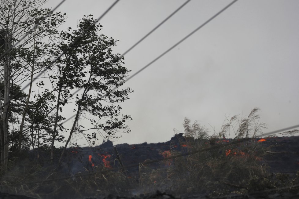 Sopka Kilauea pokračuje ve svém řádění.