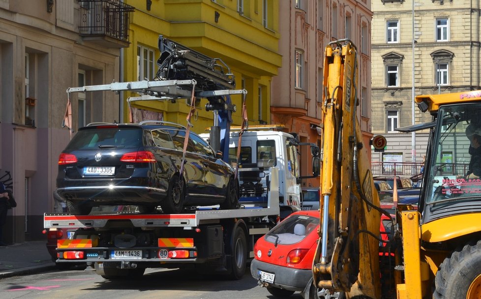 Havárie vody v Mahenově ulici