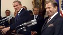 Havel Bushe podpořil v invazi do Iráku.