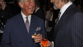 Princ Charles a britský herec Jeremy Irons byli hlavními hvězdami večera